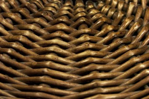Natural texture of wicker Stock Photos