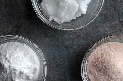 Natural Toothpaste Ingredients 스톡 사진