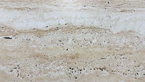 Natural Travertine Marble Texture Background with Organic Veins. Stock Footage 331120187