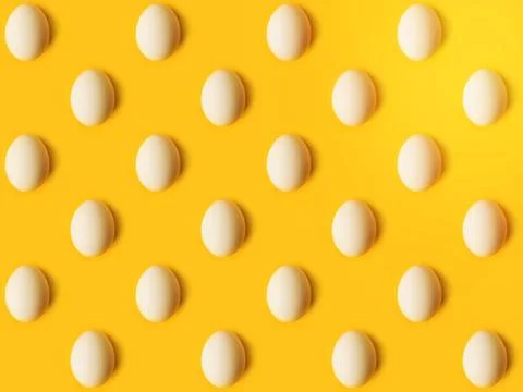 Natural uncooked chicken eggs Stock Photos