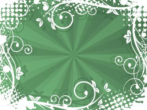 Natural vector background with spiral pattern, grunge and halftone effect. Illustrazione stock