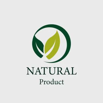 Natural vector design.logo natural product,Vector llustration Stock Illustration