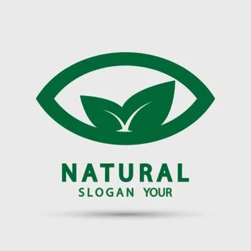 Natural vector design.logo natural product,Vector illustration Stock Illustration