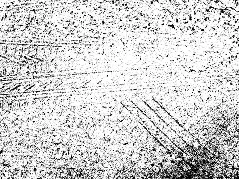 Natural vector grunge texture of a lot of car tire prints on the sand Stock Illustration