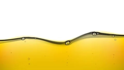 Natural Vegetable Oil Simple Back TemplateOn White Stock Illustration