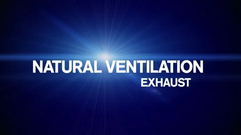 Natural Ventilation animated word cloud,animation tag kinetic typography loop. Stock Footage 306511418
