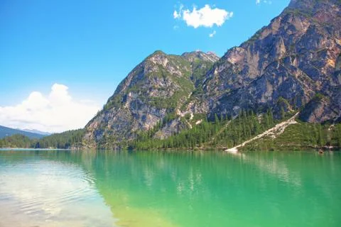 Natural view of mountain Stock Photos