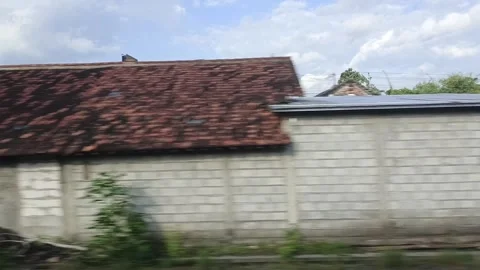 Natural views of Indonesia from the train window Stock Footage 312863016