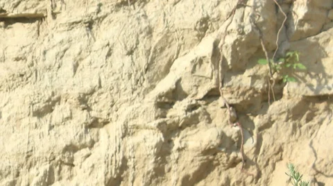 Natural wall of mountain Stock Footage 52957102