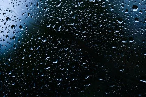 Natural water drop texture. Close-up. Stock Photos