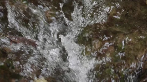 Natural water flow, great water splash and high definition Stock Footage 137692953