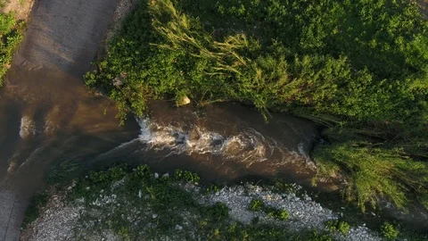 Natural water stream Stock Footage 126945426