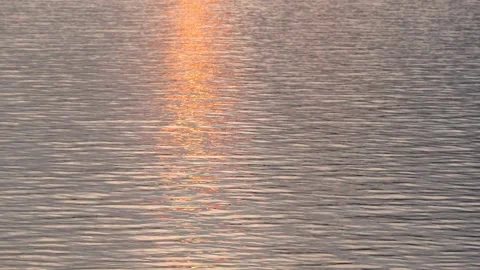 Natural water surface texture made in the evening or morning with sun reflect Stock Footage 144959321
