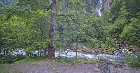 Natural waterfall Stock Footage 115830666