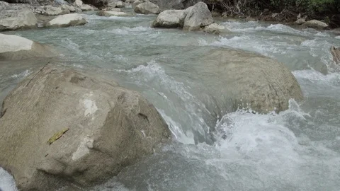 Natural waterfall in Himalayas Stock Footage 110830665