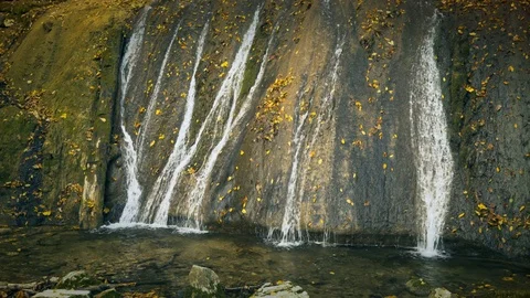 Natural waterfall in Sochi Stock-Footage 89243149