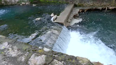 Natural waterfalls Stock Footage 155706426