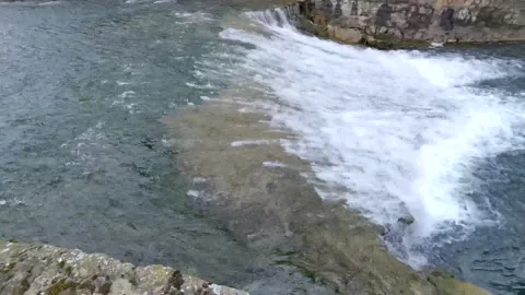Natural waterfalls Stock Footage 155706457
