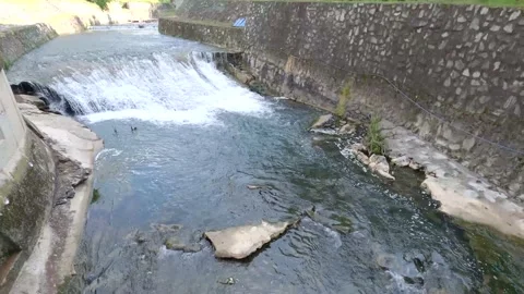 Natural waterfalls Stock Footage 155706468