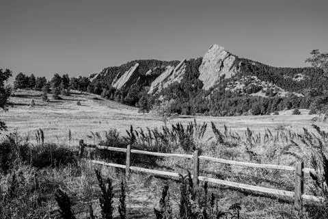 Naturally flatirons zero Stock Photos