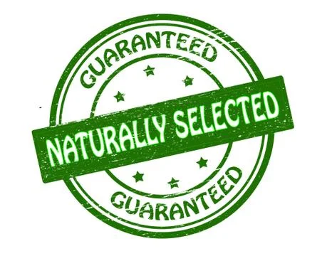 Naturally selected Illustrazione stock