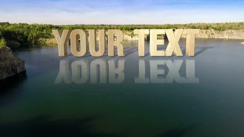 NATURE 3D TITLES PACK (part 2) After Effects stock