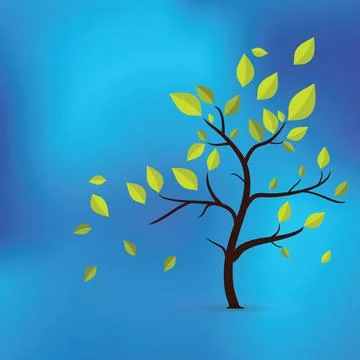 Nature Abstract Background with tree. Design Backdrop. Ecology jpeg Illustrat Stock Illustration