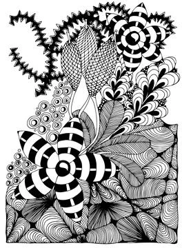 Nature abstract. Vector image. Stock Illustration