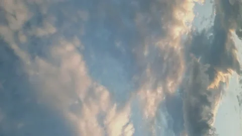 Nature against the backdrop of the sunset sky Stock Footage 233375612