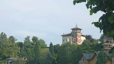 Nature and classic buildings. Stock Footage