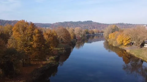 Nature and river. Video stock 268898328