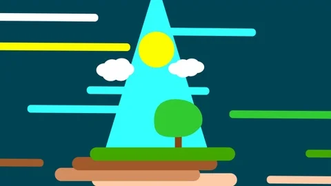 Nature animation Stock Footage 113115967