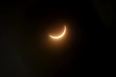 Nature, astronomy, total solar eclipse 2024, Province of Quebec, Canada, North Stock Photos