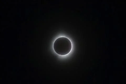 Nature, astronomy, total solar eclipse 2024, Province of Quebec, Canada, North Stock Photos