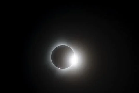Nature, astronomy, total solar eclipse 2024, Province of Quebec, Canada, North Stock Photos