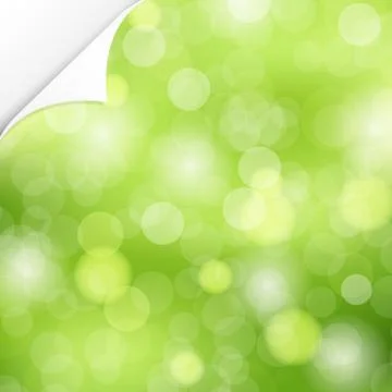 Nature background with corner Stock Illustration