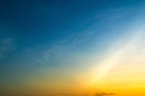 Nature Background Gradient Overlay Orange Sky Evening Sunset Sunrise Fotos de archivo