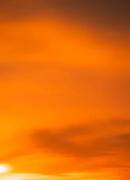 Nature Background Gradient Overlay Orange Sky Evening Sunset Sunrise 写真素材
