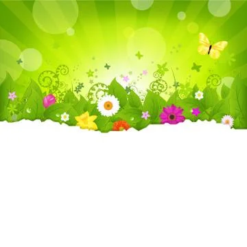 Nature background Stock Illustration