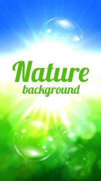 Nature background Stock Illustration