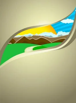 Nature background Stock Illustration