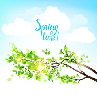 Nature background Stock Illustration