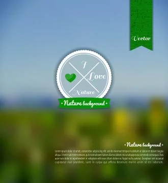 Nature background Stock Illustration