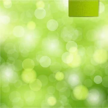 Nature background with label Stock Illustration