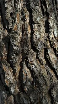 Nature background. Rugged tree bark texture close up showcasing detailed Foto stock