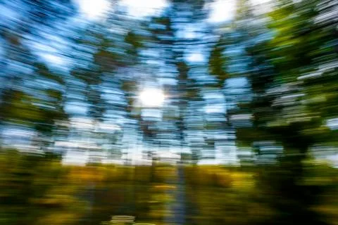 Nature background with sun in motion Stock Photos