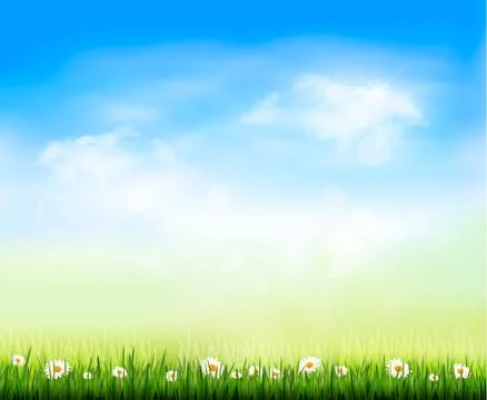 Nature background. vector illustration Illustrazione stock