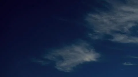 A nature background. white clouds over blue sky Stock Photos