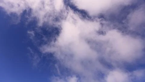 A nature background. white clouds over blue sky 写真素材