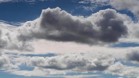 A nature background. white clouds over blue sky Fotos de archivo